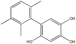 5-(2,3,6-Trimethylphenyl)benzene-1,2,4-triol Struktur