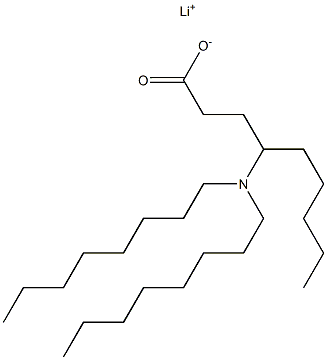 4-(Dioctylamino)nonanoic acid lithium salt Struktur