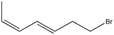 (3E,5Z)-1-Bromo-3,5-heptadiene Struktur