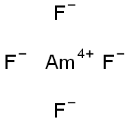 Americium(IV) tetrafluoride Struktur