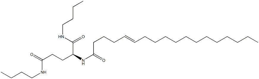 N2-(5-Octadecenoyl)-N1,N5-dibutylglutaminamide Struktur