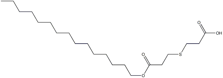 3,3'-Thiobis(propionic acid pentadecyl) ester Struktur