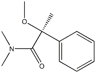 (2S)-N,N-Dimethyl-2-methoxy-2-phenylpropionamide Struktur