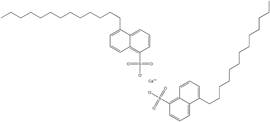 Bis(5-tridecyl-1-naphthalenesulfonic acid)calcium salt Struktur