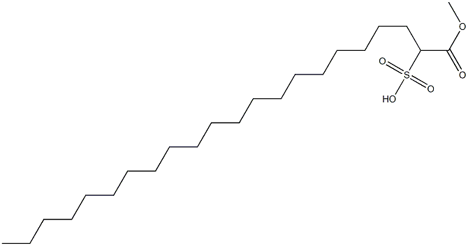 1-Methoxycarbonyl-1-henicosanesulfonic acid Struktur