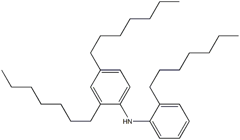 2,2',4'-Triheptyl[iminobisbenzene] Struktur