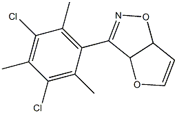 3-(3,5-Dichloro-2,4,6-trimethylphenyl)-3a,6a-dihydrofuro[2,3-d]isoxazole Struktur