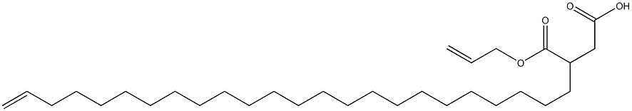 3-(23-Tetracosenyl)succinic acid 1-hydrogen 4-allyl ester Struktur