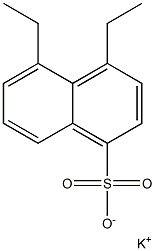 4,5-Diethyl-1-naphthalenesulfonic acid potassium salt Struktur