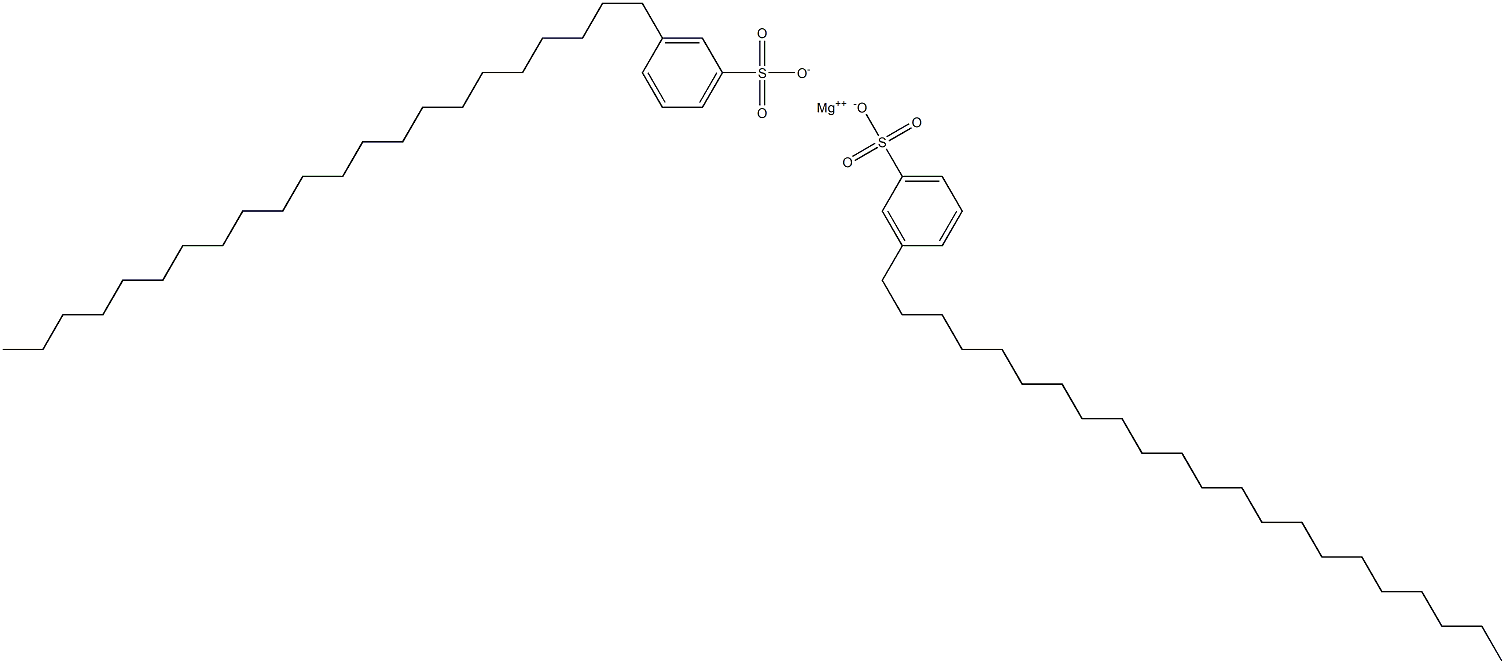 Bis(3-docosylbenzenesulfonic acid)magnesium salt Struktur