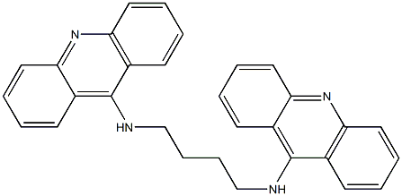 N,N'-Tetramethylenebis(9-acridinamine) Struktur