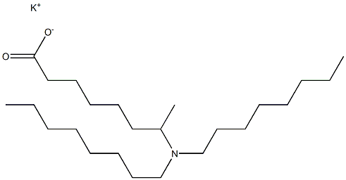 7-(Dioctylamino)octanoic acid potassium salt Struktur