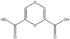 1,4-Dioxin-2,6-dicarboxylic acid Struktur