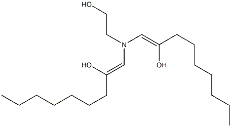 1,1'-[(2-Hydroxyethyl)imino]bis(1-nonen-2-ol) Struktur