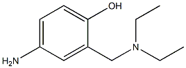 4-Amino-2-(diethylaminomethyl)phenol Struktur