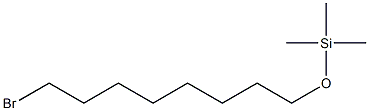 8-Bromo-1-[(trimethylsilyl)oxy]octane Struktur