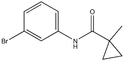 N-(3-Bromophenyl)-1-methylcyclopropanecarboxamide Struktur