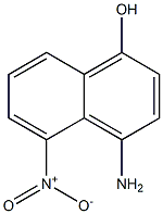 4-Amino-5-nitro-1-naphthol Struktur