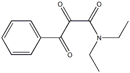 N,N-Diethyl-2,3-dioxo-3-phenylpropanamide Struktur