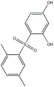 2,4-Dihydroxy-2',5'-dimethyl[sulfonylbisbenzene] Struktur