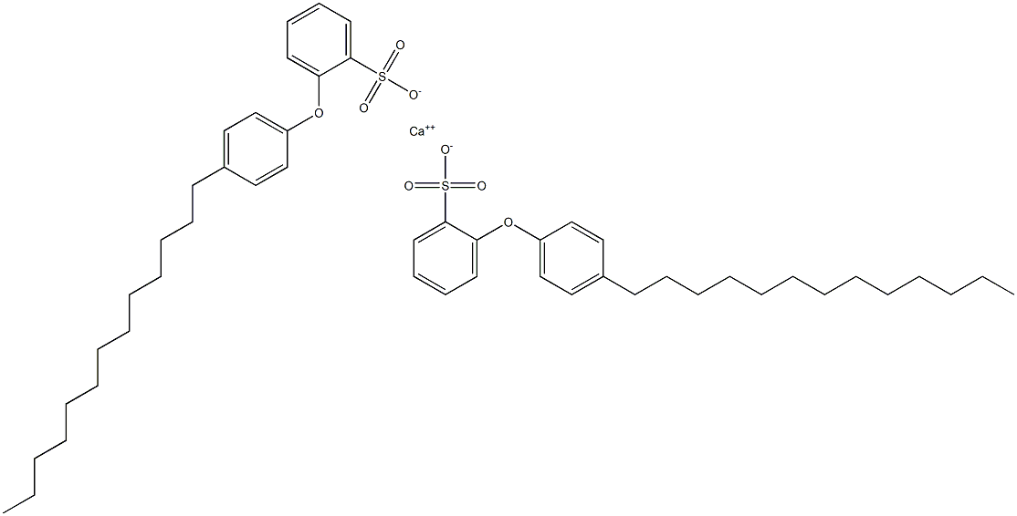 Bis[2-(4-tridecylphenoxy)benzenesulfonic acid]calcium salt Struktur