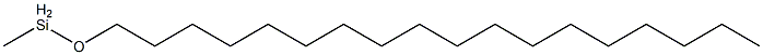 Methyl(octadecyloxy)silane Struktur