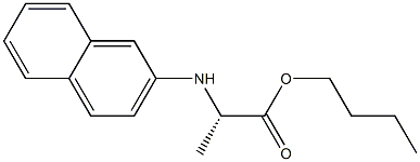 N-(2-Naphtyl)-L-alanine butyl ester Struktur