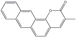 3-Methyl-2H-anthra[1,2-b]pyran-2-one Struktur