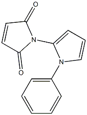 N-(1-Phenyl-1H-pyrrol-2-yl)maleimide Struktur