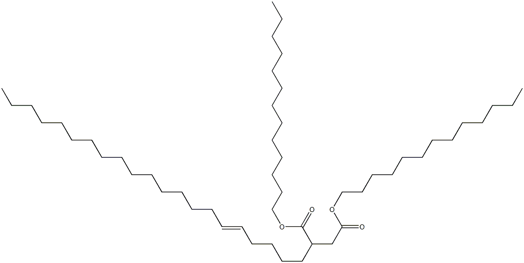 2-(5-Henicosenyl)succinic acid ditridecyl ester Struktur