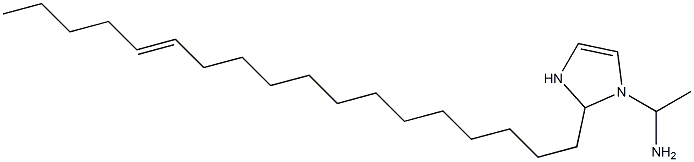 1-(1-Aminoethyl)-2-(13-octadecenyl)-4-imidazoline Struktur