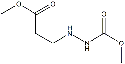 3-(2-Methoxycarbonylhydrazino)propionic acid methyl ester Struktur