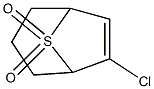 6-Chloro-8-thiabicyclo[3.2.1]oct-6-ene 8,8-dioxide Struktur