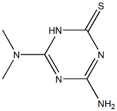 4-Amino-6-dimethylamino-1,3,5-triazine-2(1H)-thione Struktur