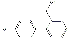 4'-Hydroxybiphenyl-2-methanol Struktur