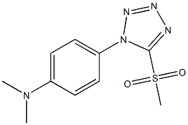 Methyl 1-(4-dimethylaminophenyl)-1H-tetrazol-5-yl sulfone Struktur