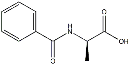 (2R)-2-(Benzoylamino)propionic acid Struktur