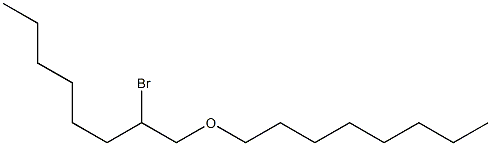 Octyl 2-bromooctyl ether Struktur