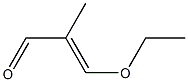 (E)-2-Methyl-3-ethoxypropenal Struktur