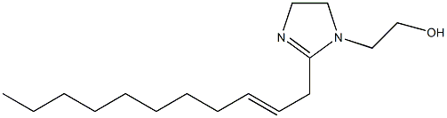 2-(2-Undecenyl)-2-imidazoline-1-ethanol Struktur