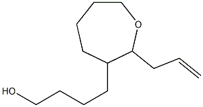 2-Allyl-3-(4-hydroxybutyl)oxepane Struktur