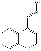 2H-1-Benzothiopyran-4-carbaldehyde oxime Struktur