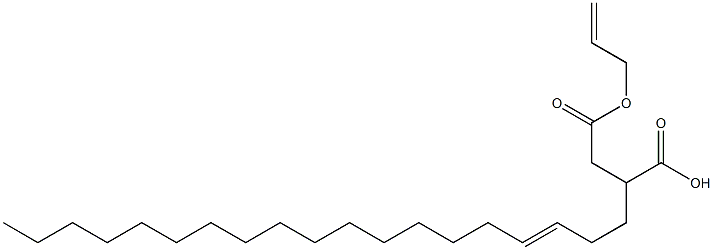 2-(3-Nonadecenyl)succinic acid 1-hydrogen 4-allyl ester Struktur