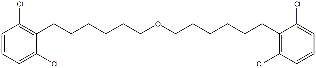 2,6-Dichlorophenylhexyl ether Struktur