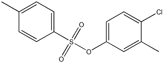 p-Toluenesulfonic acid 3-methyl-4-chlorophenyl ester Struktur