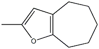 2-Methyl-5,6,7,8-tetrahydro-4H-cyclohepta[b]furan Struktur