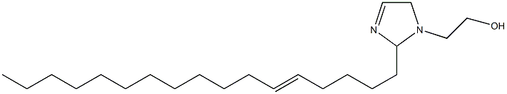 2-(5-Heptadecenyl)-3-imidazoline-1-ethanol Struktur