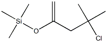 4-Chloro-4-methyl-2-trimethylsiloxy-1-pentene Struktur