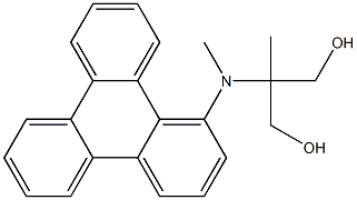 2-[(Triphenylen-1-yl)methylamino]-2-methyl-1,3-propanediol Struktur