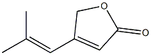 4-(2-Methyl-1-propenyl)furan-2(5H)-one Struktur